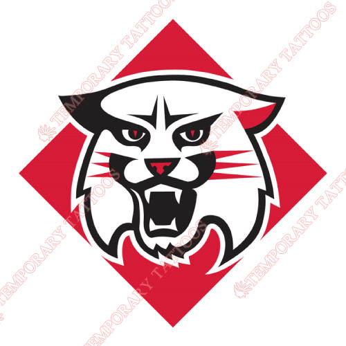 Davidson Wildcats Customize Temporary Tattoos Stickers NO.4220